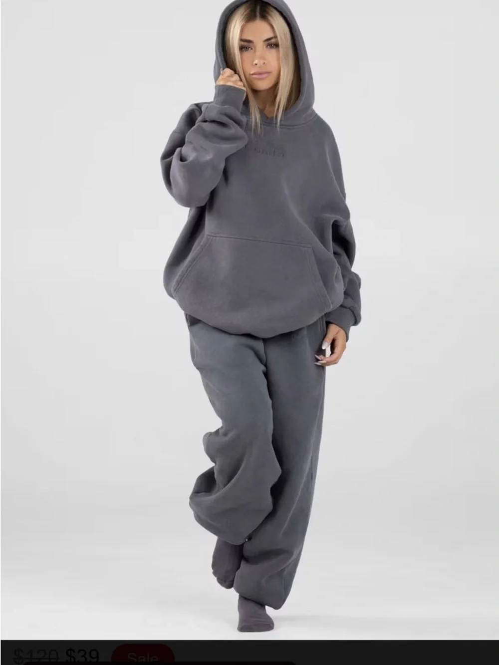 Comfrt sweat set (hoodie and pants) - Picture 2 of 2